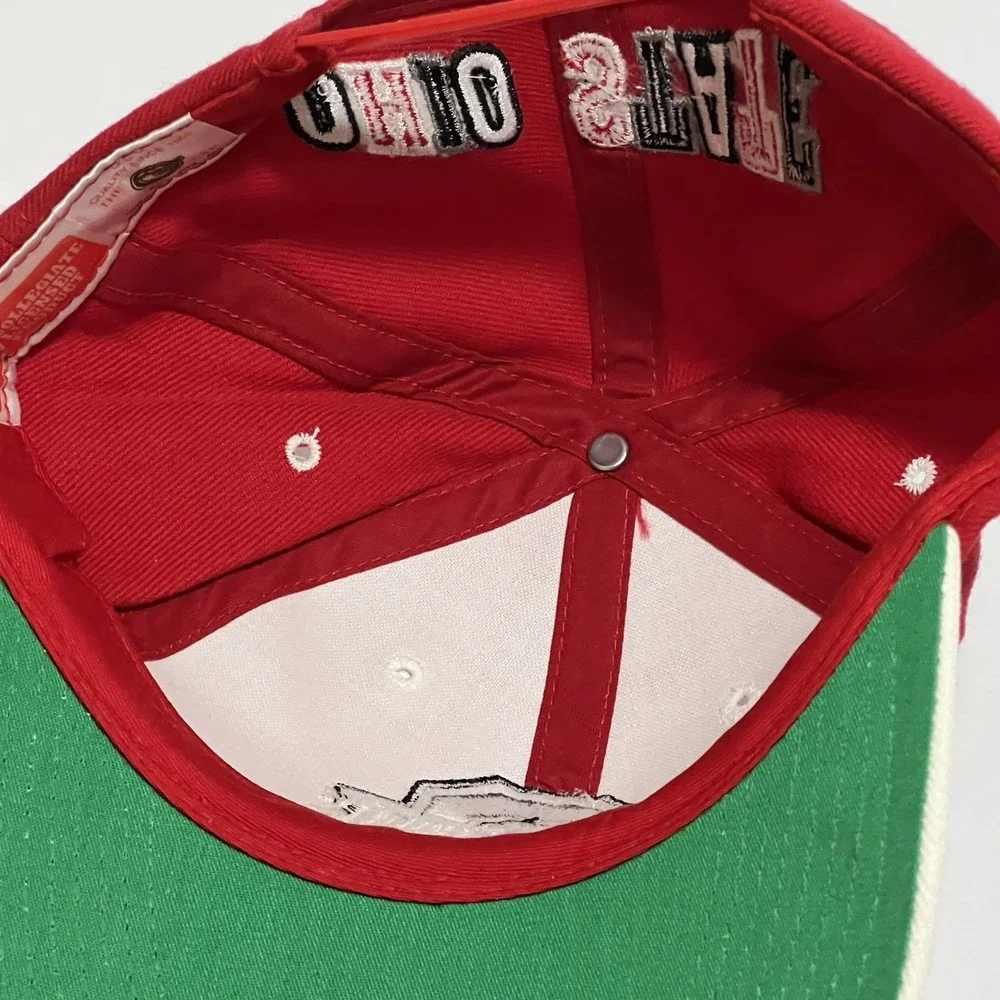 Ohio State Rear Script Snapback Cap Buckeyes Sport Specialties Grail Vintage 90s